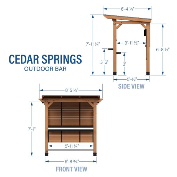 Cedar Springs Outdoor Bar - Image 4