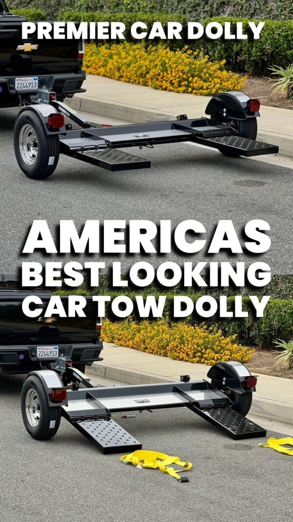 Premier Black & Chrome Tow Dolly - Image 3