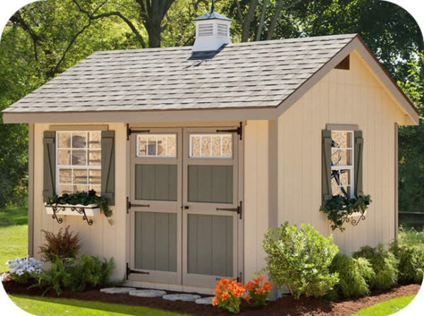 EZ-Fit Heritage 12×24 Wood Storage Shed Kit