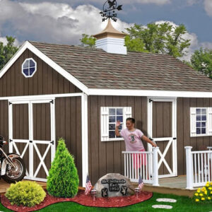 Easton 20×12 Wood Storage Shed Kit – ALL Pre-Cut