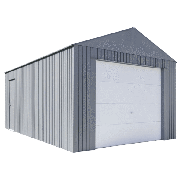 Everest 12 ft. x 20 ft. Metal Garage Shed - Image 2