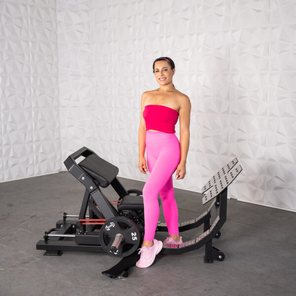Excel Hip Thrust Glute Machine – Muscle D Fitness – Plate Loaded Hip Thrust – Band Compatable – Easily Adjustable - Image 5