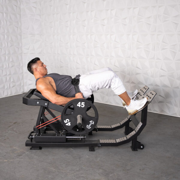 Excel Hip Thrust Glute Machine – Muscle D Fitness – Plate Loaded Hip Thrust – Band Compatable – Easily Adjustable - Image 7