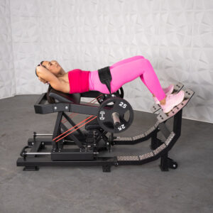 Excel Hip Thrust Glute Machine – Muscle D Fitness – Plate Loaded Hip Thrust – Band Compatable – Easily Adjustable