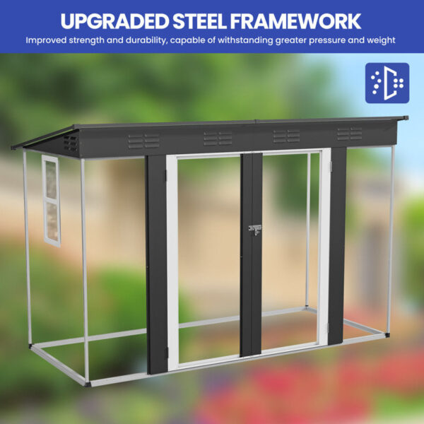 Galvanized Steel Storage Shed - Image 3