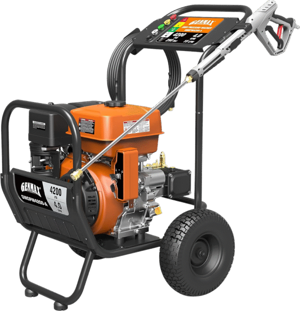 GENMAX GMGPW4200-A 4200 PSI and 4 GPM Gas Pressure Washer with Electric Start New