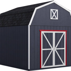 Handy Home Braymore 10×10 Wood Shed Kit w/ Floor