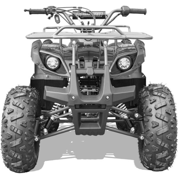 MotoTec Bull 125cc 4-Stroke Kids Gas ATV Black - Image 5