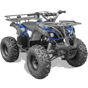 MotoTec Bull 125cc 4-Stroke Kids Gas ATV - Blue