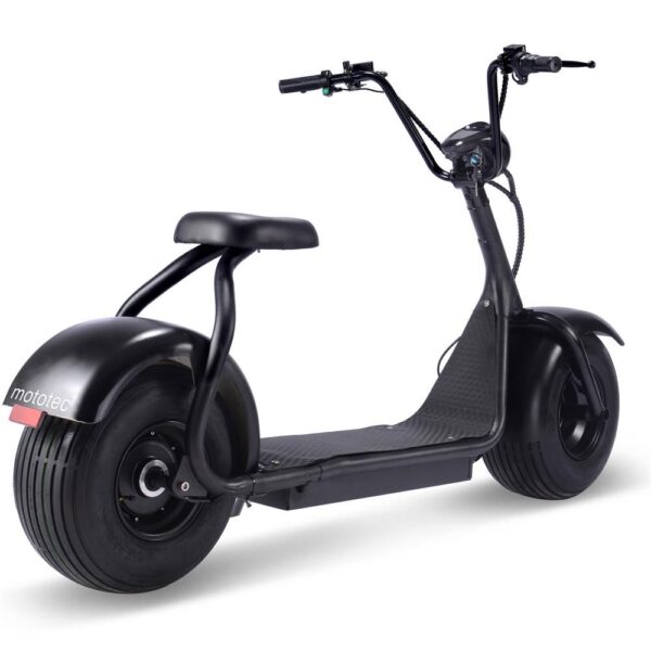 MotoTec Fat Tire 60v 18ah 2000w Lithium Electric Scooter Black - Image 5