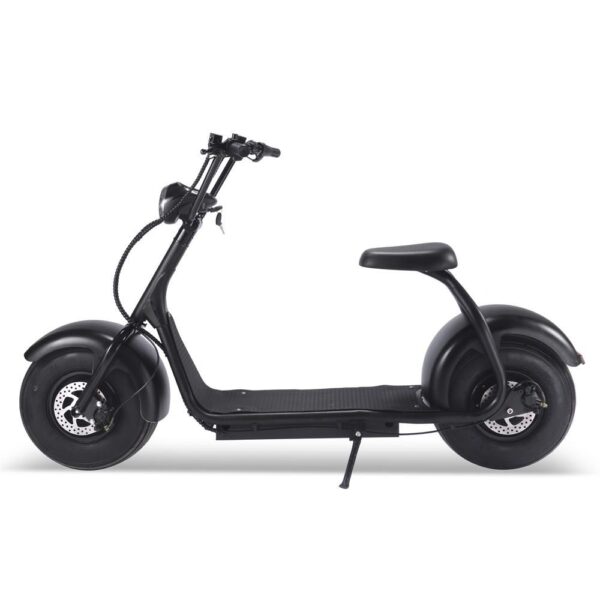 MotoTec Fat Tire 60v 18ah 2000w Lithium Electric Scooter Black - Image 3