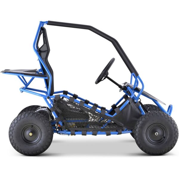 MotoTec Maverick Go Kart 36v 1000w - Blue - Image 6
