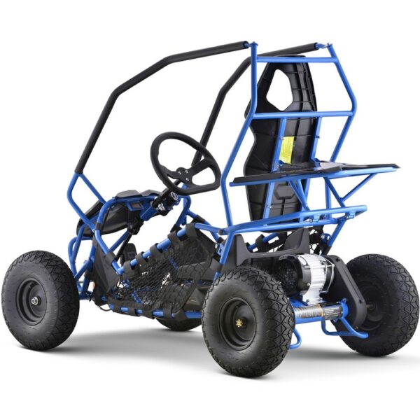 MotoTec Maverick Go Kart 36v 1000w - Blue - Image 7