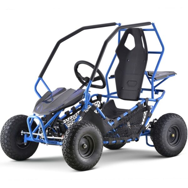 MotoTec Maverick Go Kart 36v 1000w - Blue - Image 9