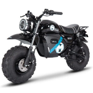 MotoTec 60v 1500w Electric Powered Mini Bike Lithium Black