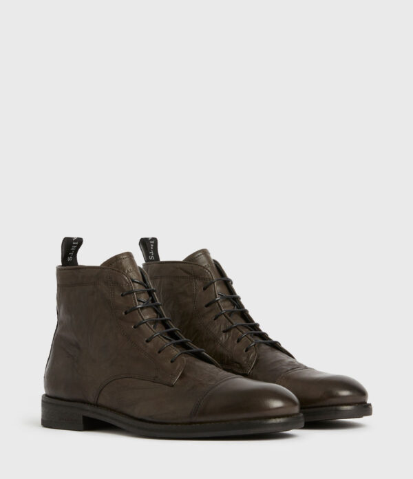 Harland brown leather boots for men - Image 7