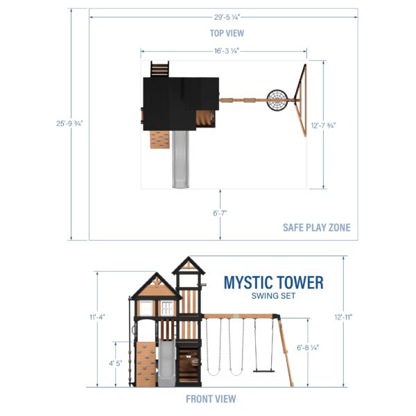 Mystic Tower Swing Set - Image 2