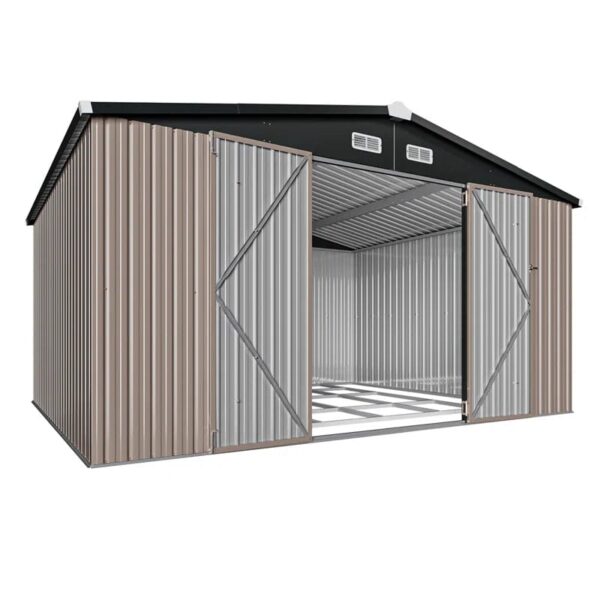 Outdoor Storage Shed With Base 10 X 12 Ft
