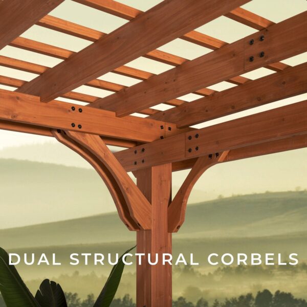 20×12 Beaumont Pergola - Image 9