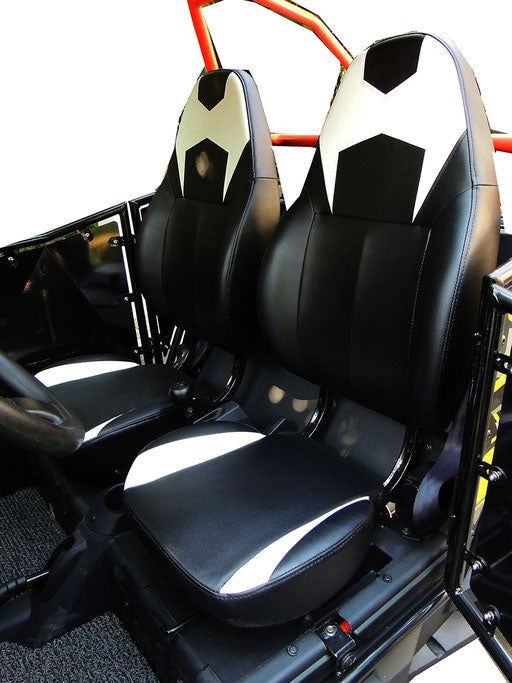 400cc GVX Gas Golf Cart UTV 4x4 With Rear Flip Seat Street Legal Light Package All Wheel Drive - BLACK - Image 12