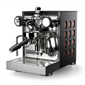 Rocket Espresso Appartamento TCA Espresso Machine with Flow Control – Black and Copper