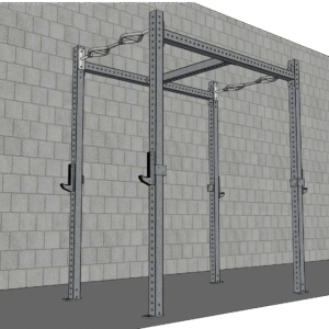 Kit TGrip Commercial 4′ Wide Rig – 3×3 Steel – Functional Multi-Grip Pull-Up – Sandwich Style J-Hooks