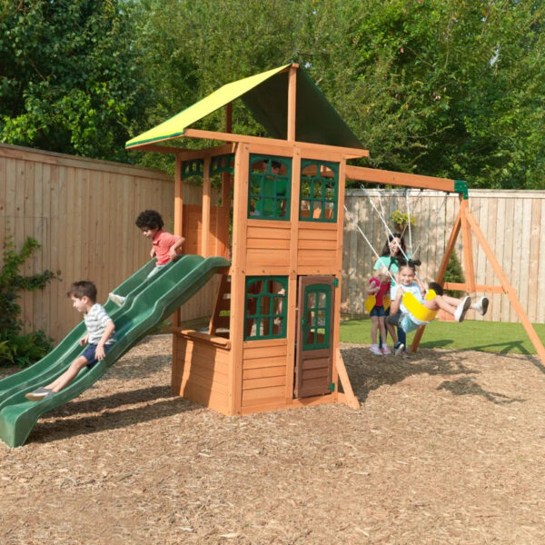 Treasure Cove Wooden Swing Set - Image 5