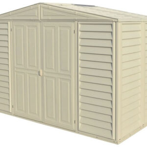 DuraMax 10.5×5 Woodbridge Vinyl Shed w/ Foundation Kit