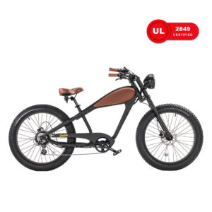 SALE!! Revi Bikes Cheetah 48V 750W Hub Motor Fat Tire Electric Cruiser Bike 13A/17A - Financing Available - Platinum gray, 48V 17.5Ah (840Wh)