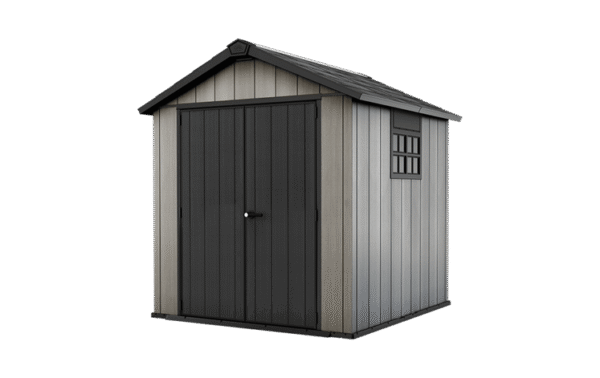 Keter Oakland 7.5×7 Storage Shed Grey