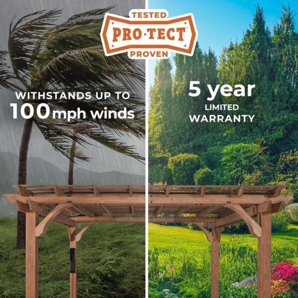 20×12 Beaumont Pergola - Image 5