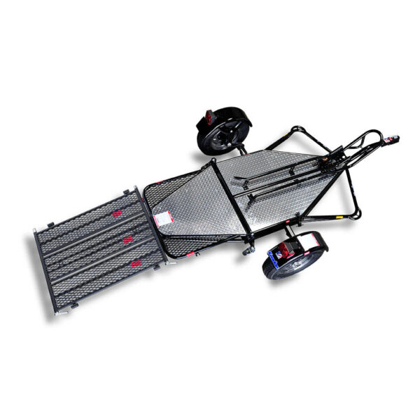 Single Ride-Up SRL Stand-Up Motorcycle Trailer - Image 2