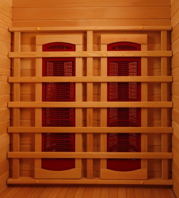 HeatWave Coronado 2-Person Hemlock Infrared Sauna with 5 Ceramic Heaters - Image 5